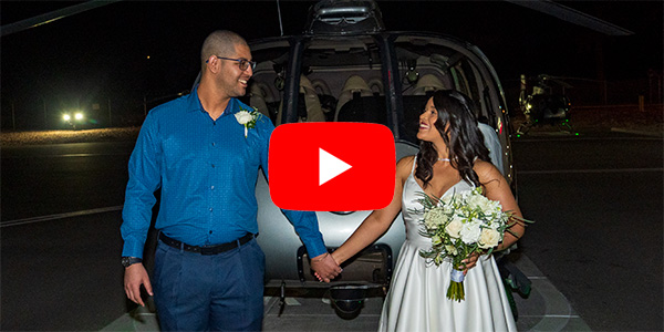 Las Vegas Strip Helicopter Wedding Video