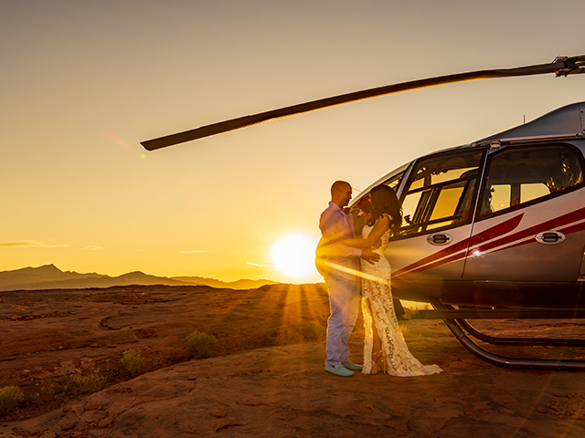 Valley of Fire Helicopter Weddings